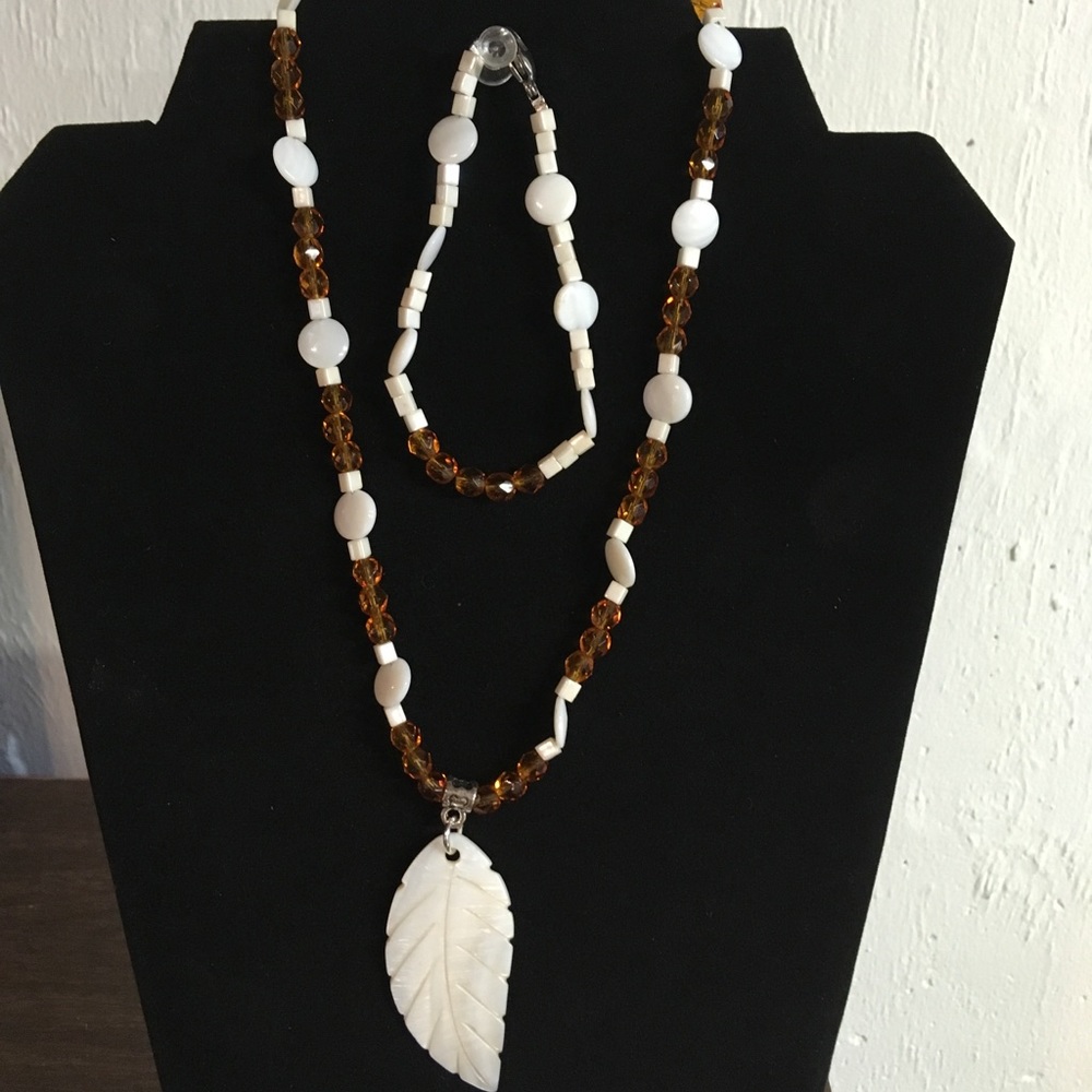 Necklace with bracelet